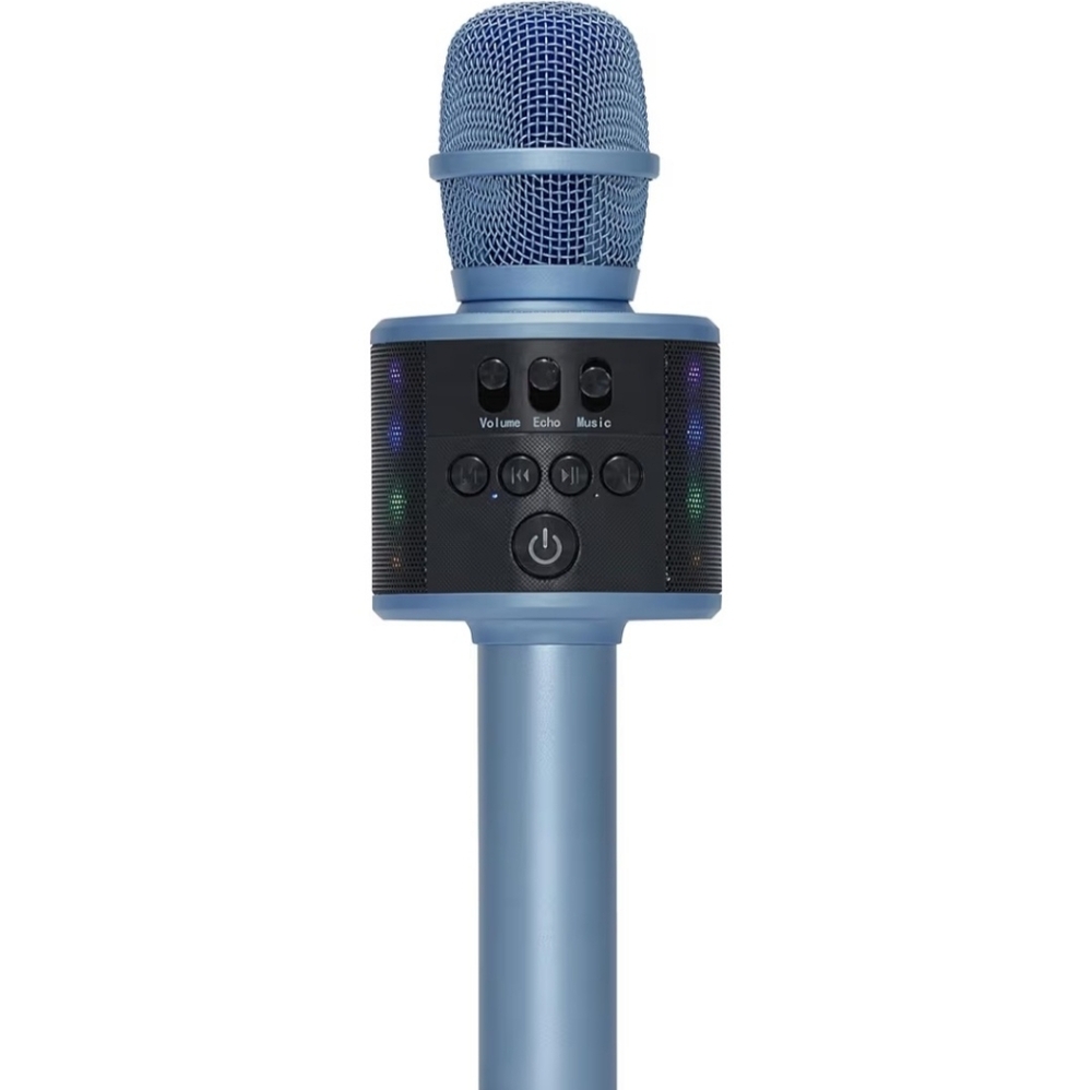Wireless Handheld Karaoke Microphone - Metallic Light Blue